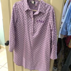 LSU shirt dress